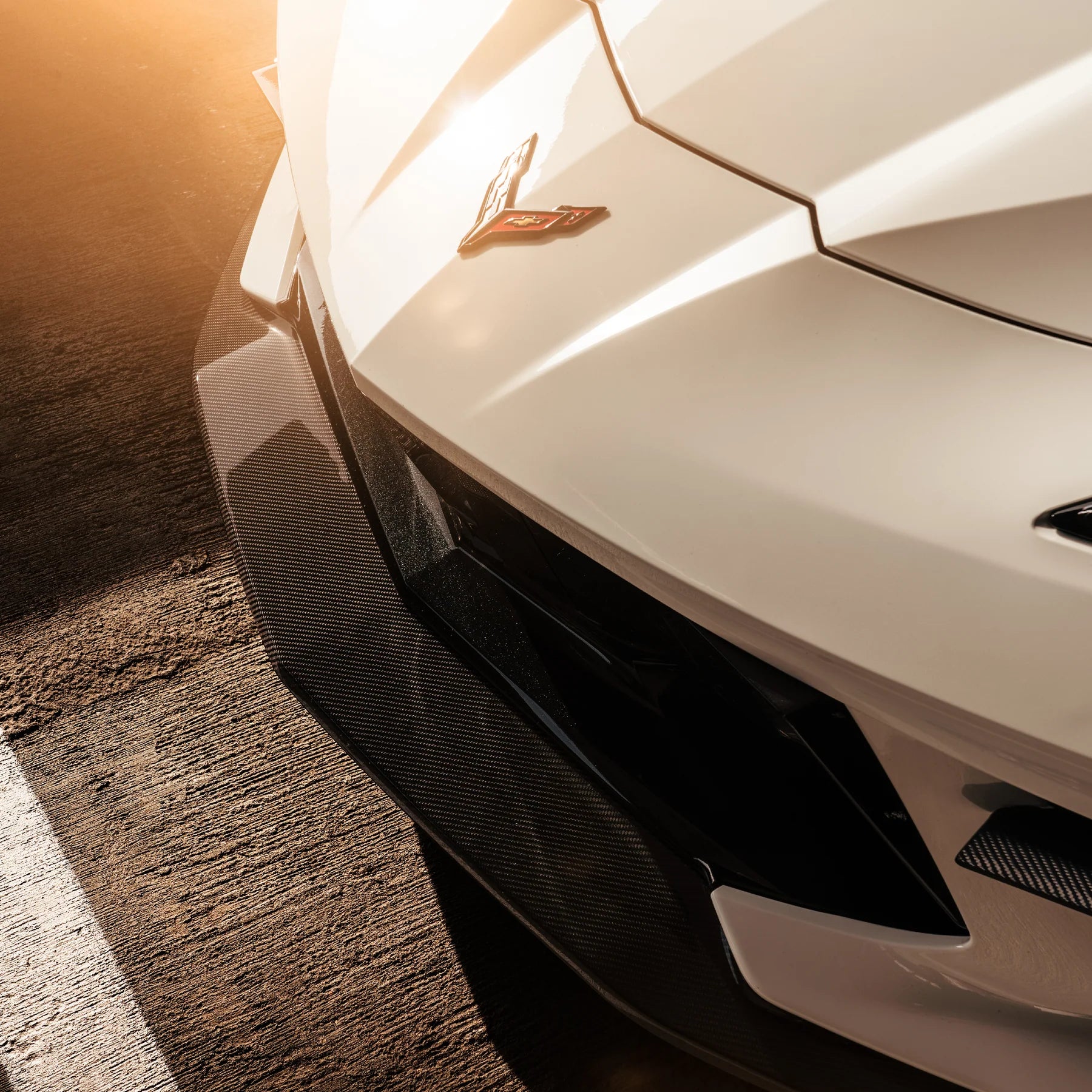 RACING SPORT CONCEPTS - GT FRONT SPLITTER - CARBON FIBER FOR C8 CORVETTE