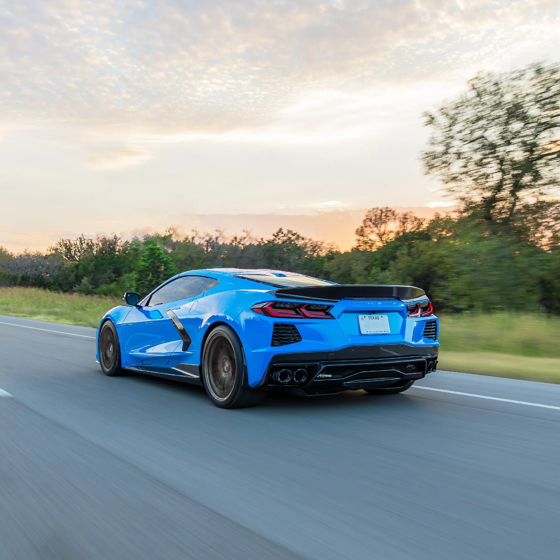 RACING SPORT CONCEPTS - GT DUCKTAIL REAR SPOILER - CARBON FIBER FOR C8 CORVETTE