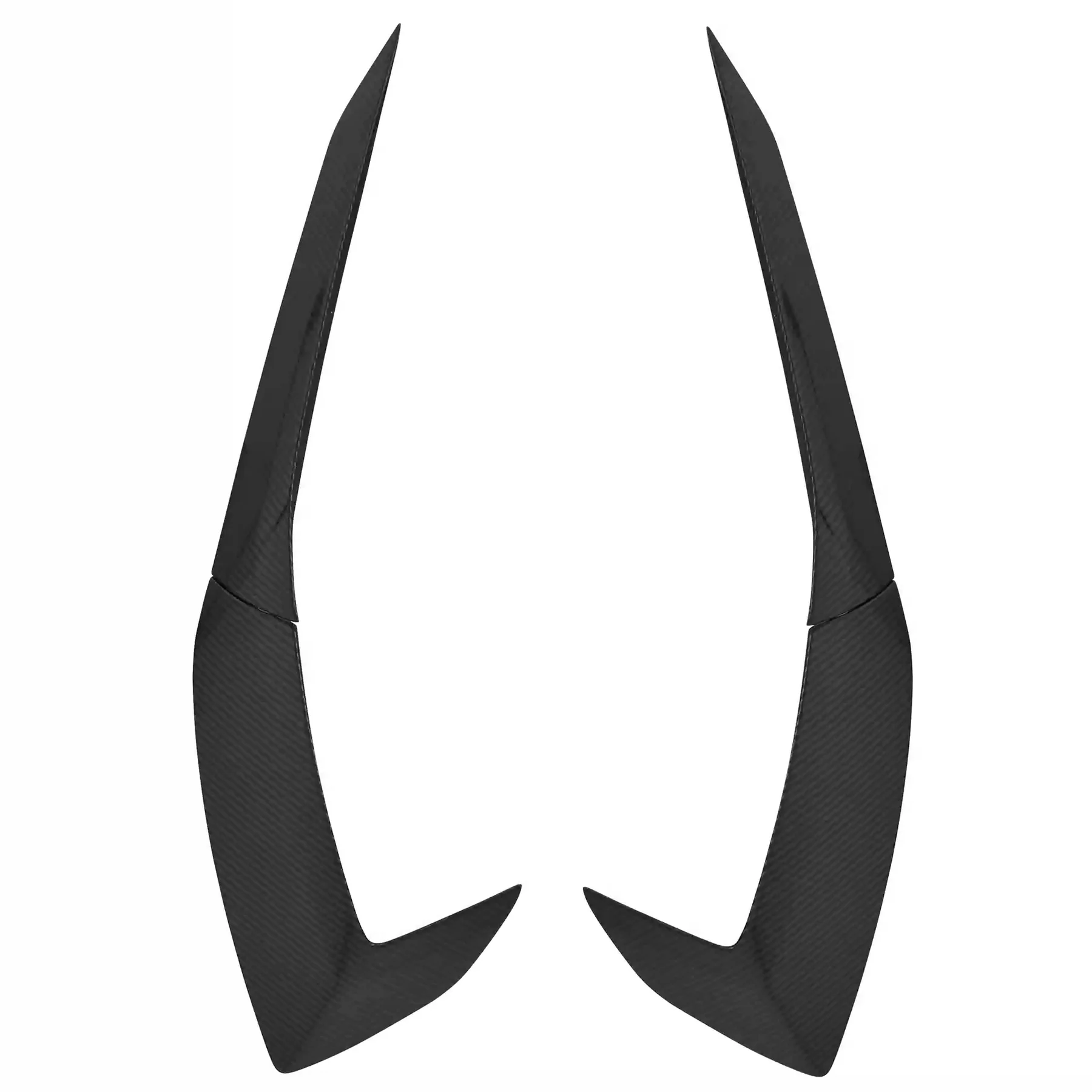 RACING SPORT CONCEPTS - CARBON FIBER BOOMERANGS - ENGINE INTAKE SIDE VENTS FOR C8 CORVETTE - Motorsports LA