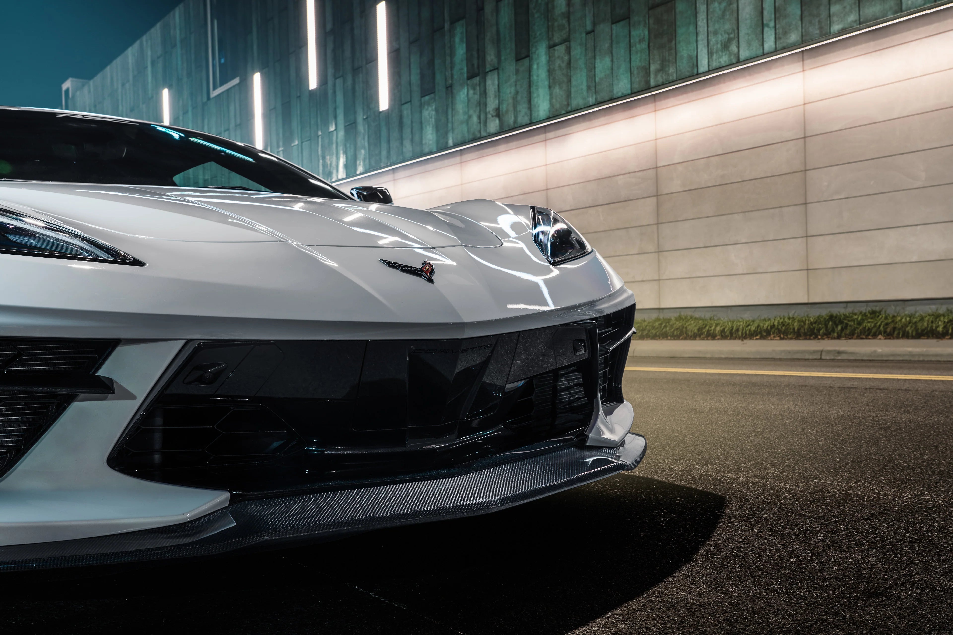 RACING SPORT CONCEPTS - GT FRONT SPLITTER - CARBON FIBER FOR C8 CORVETTE