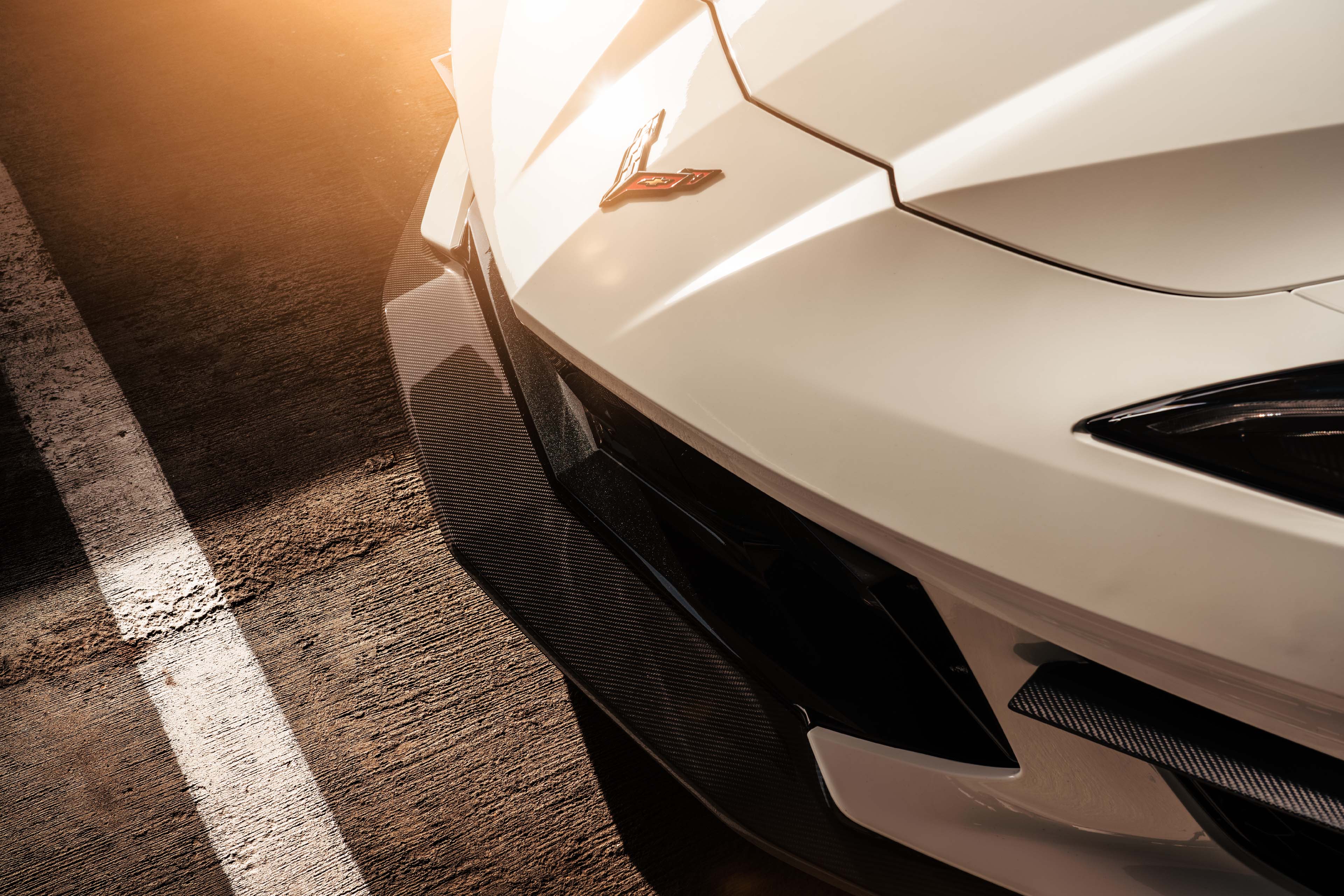 RACING SPORT CONCEPTS - GT FRONT SPLITTER - CARBON FIBER FOR C8 CORVETTE