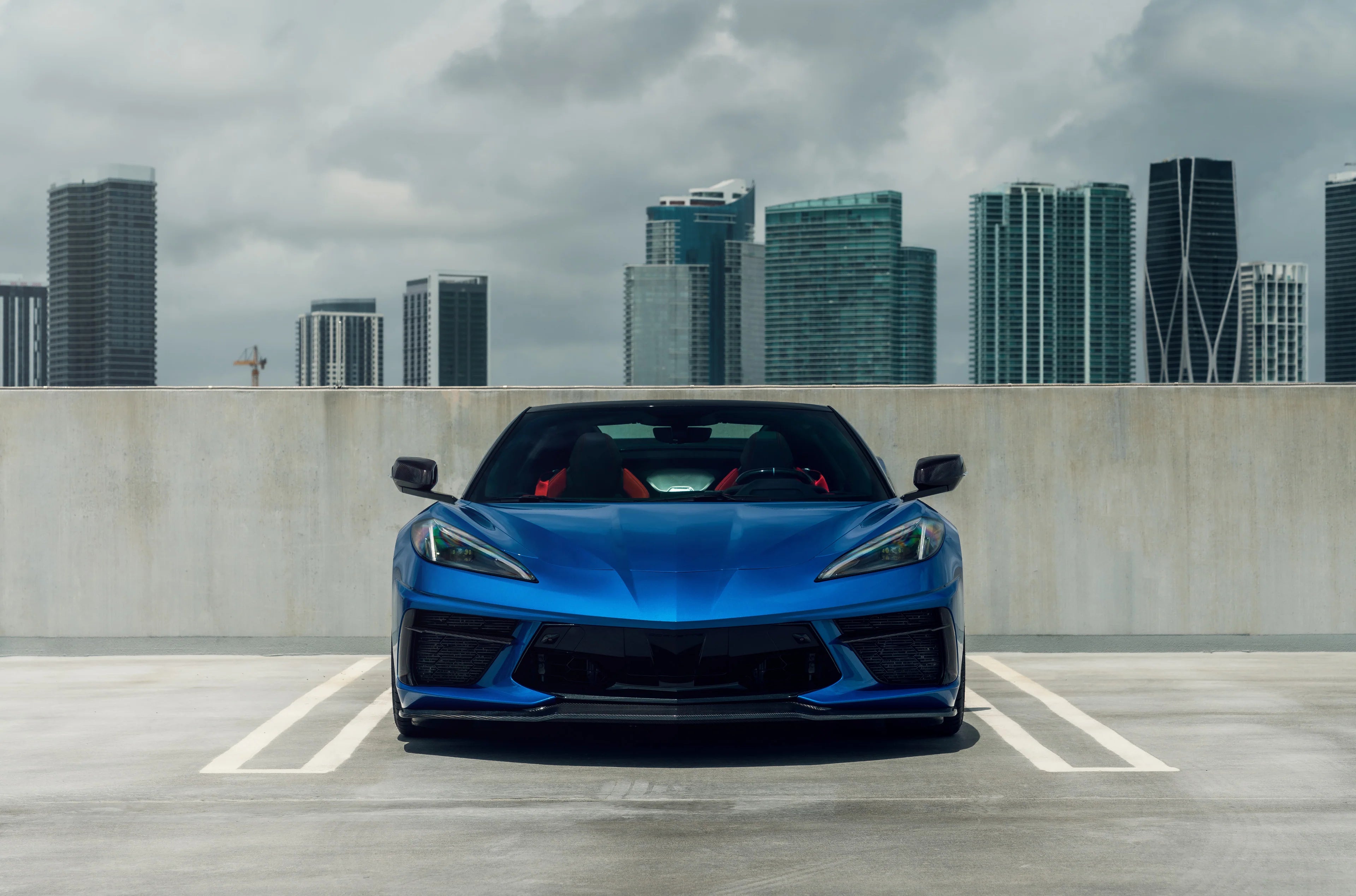 RACING SPORT CONCEPTS - GT FRONT SPLITTER - CARBON FIBER FOR C8 CORVETTE