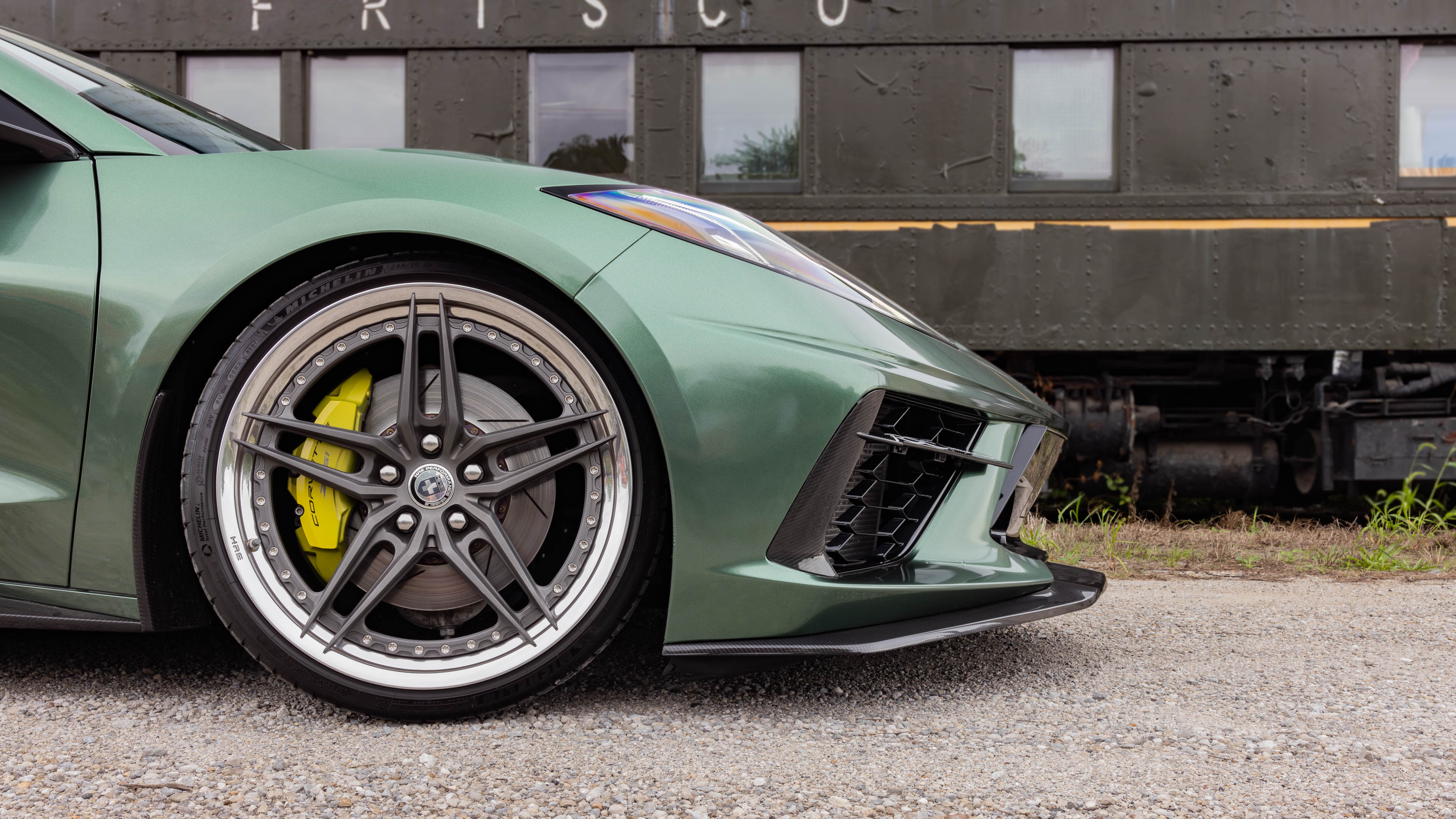 RACING SPORT CONCEPTS - GT FRONT SPLITTER - CARBON FIBER FOR C8 CORVETTE