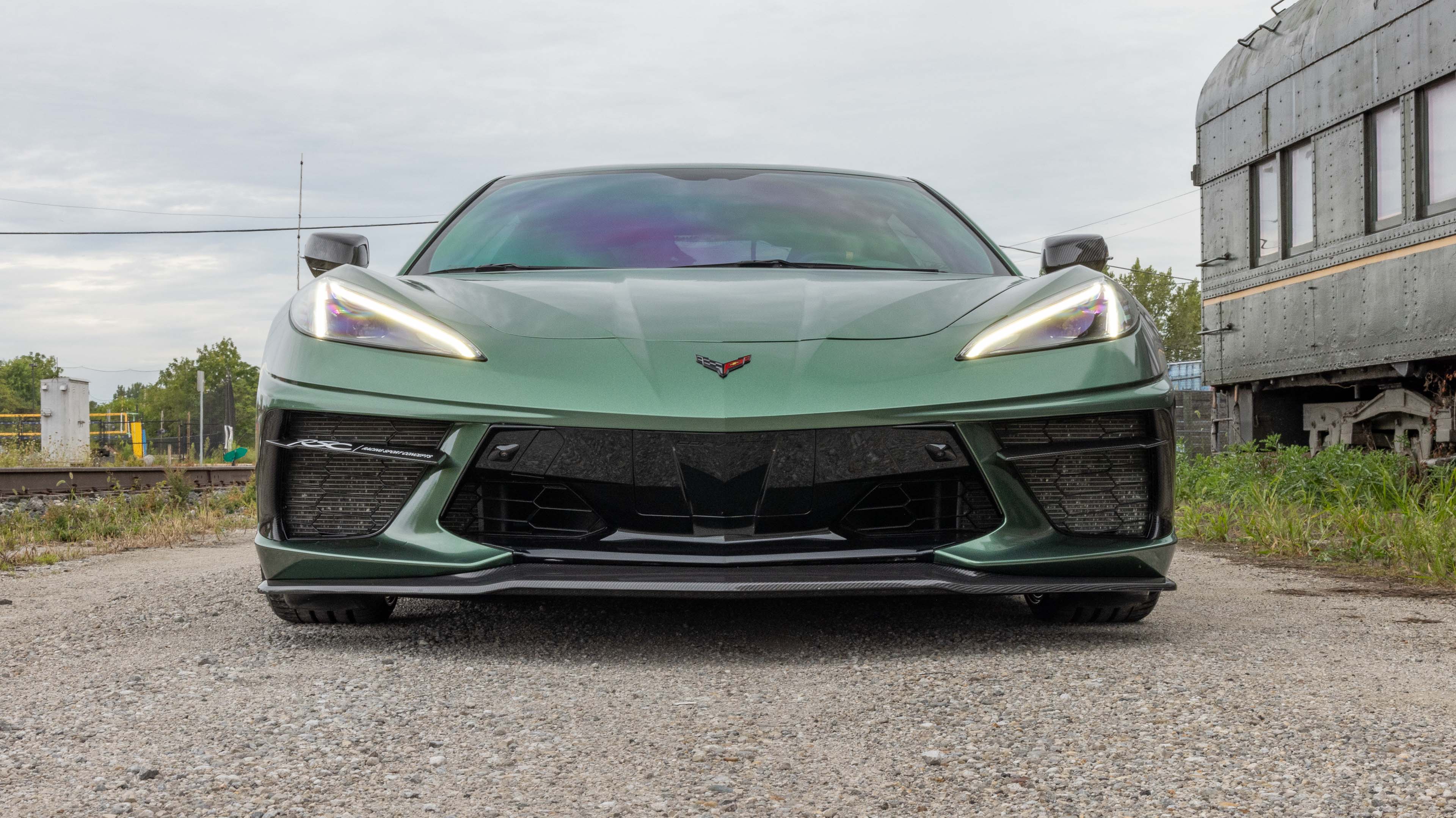 RACING SPORT CONCEPTS - GT FRONT SPLITTER - CARBON FIBER FOR C8 CORVETTE