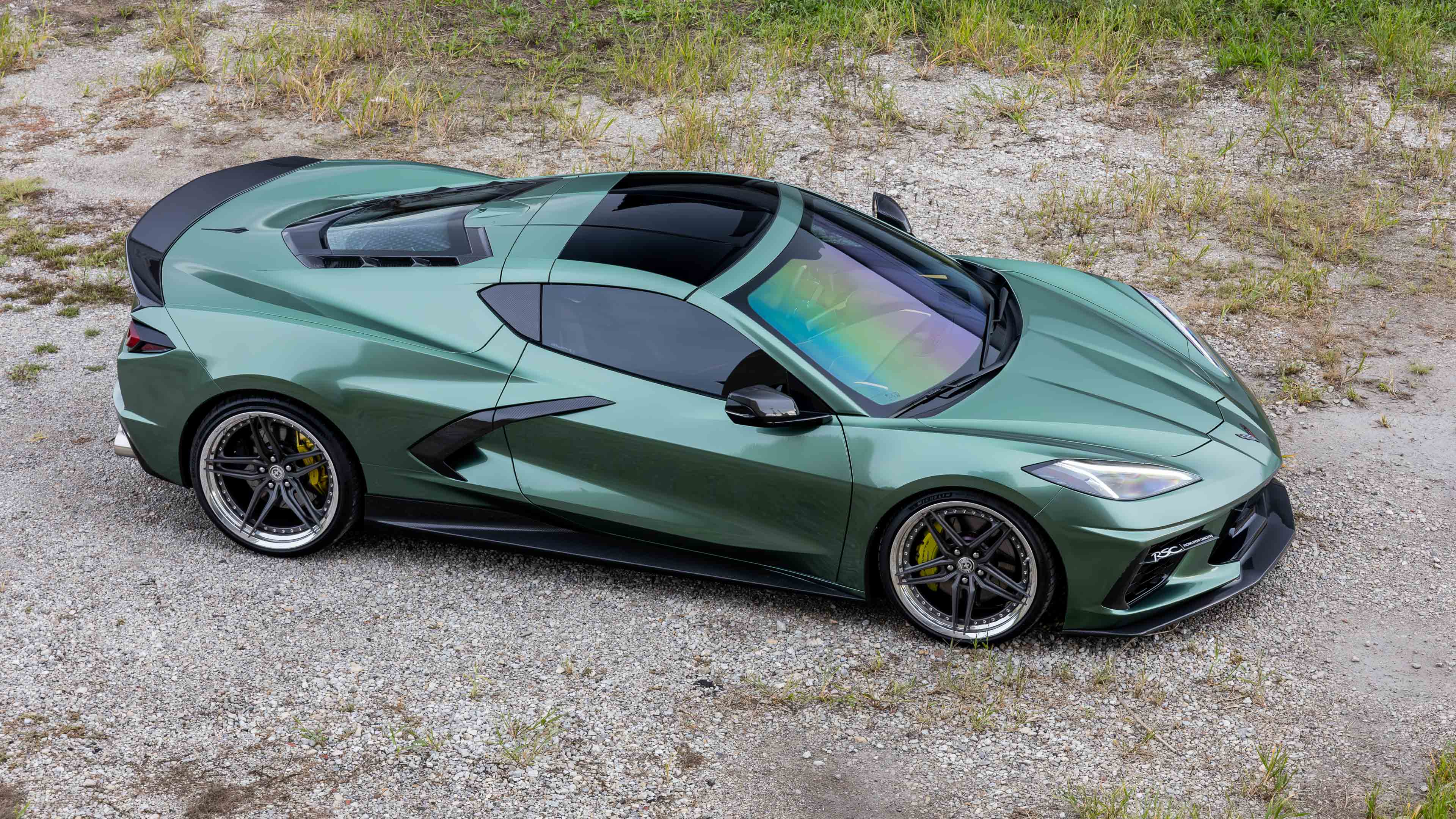 RACING SPORT CONCEPTS - GT FRONT SPLITTER - CARBON FIBER FOR C8 CORVETTE
