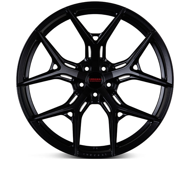 22” Vossen HF-5 Satin Black Wheels for Tesla Model X (22x9.5|22x10.5) - Deep Concave - Motorsports LA