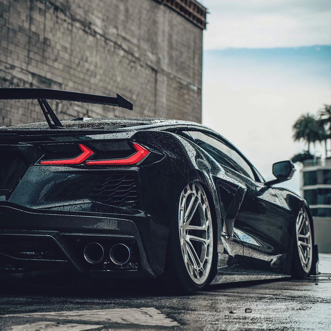 RACING SPORT CONCEPTS - KNIGHTHAWK CARBON FIBER WING FOR C8 CORVETTE - Motorsports LA