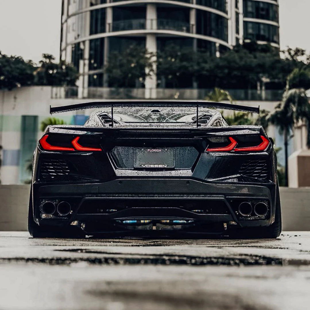 RACING SPORT CONCEPTS - KNIGHTHAWK CARBON FIBER WING FOR C8 CORVETTE - Motorsports LA