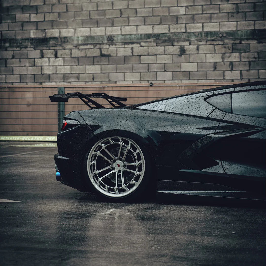 RACING SPORT CONCEPTS - KNIGHTHAWK CARBON FIBER WING FOR C8 CORVETTE - Motorsports LA