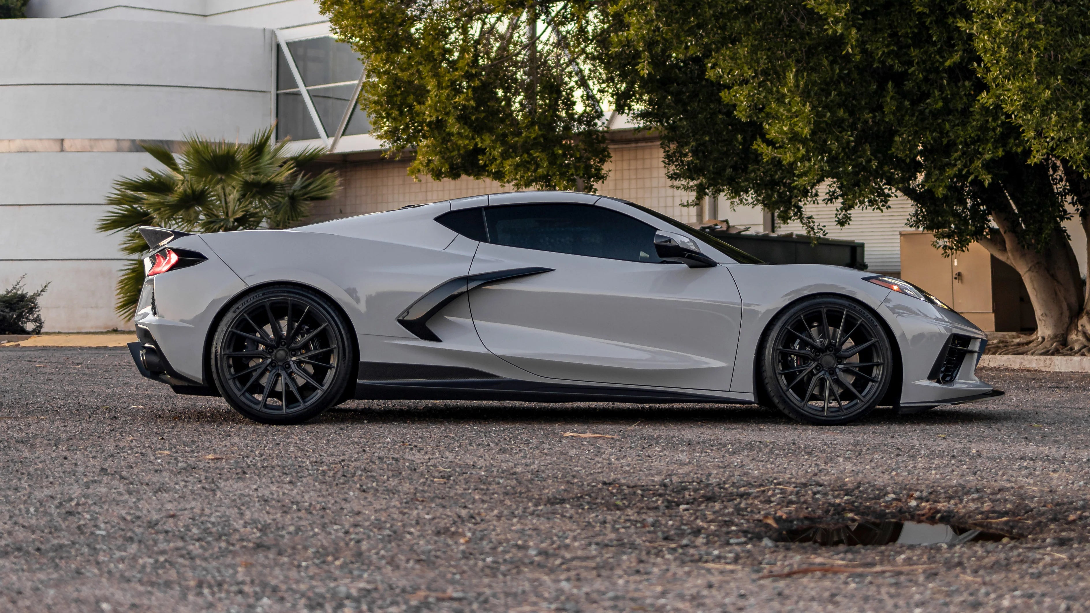 RACING SPORT CONCEPTS - GT SIDE SKIRTS - CARBON FIBER FOR C8 CORVETTE