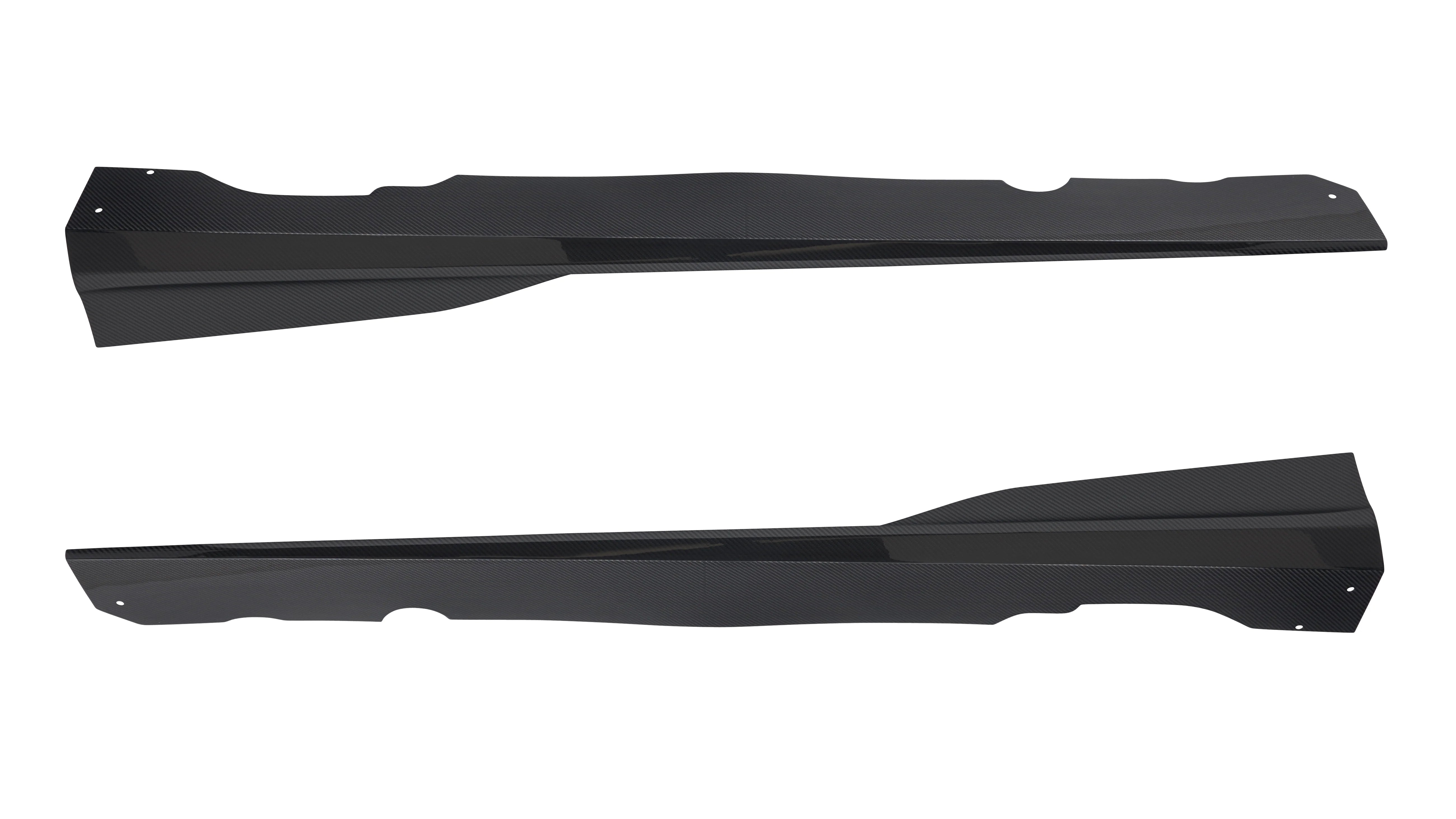 RACING SPORT CONCEPTS - GT SIDE SKIRTS - CARBON FIBER FOR C8 CORVETTE