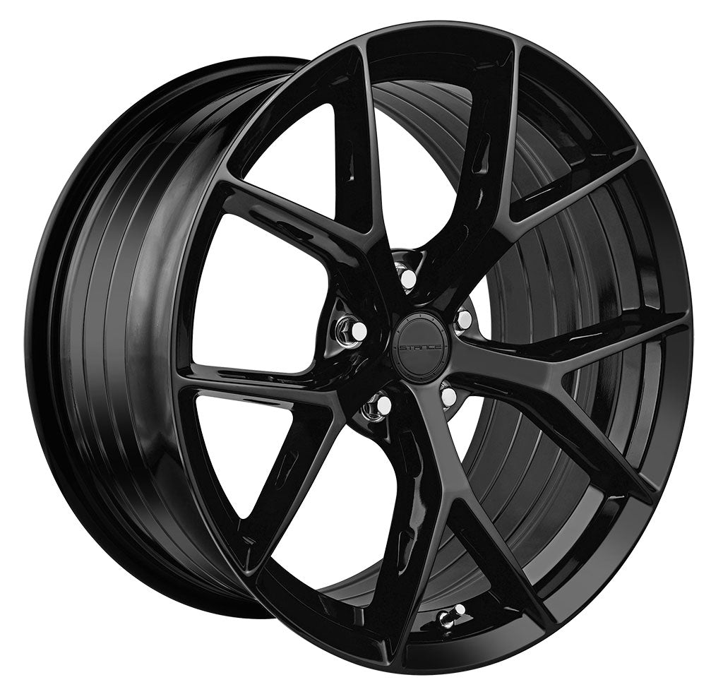 19” Stance SF14 Gloss Black Concave Wheels - Set of 4