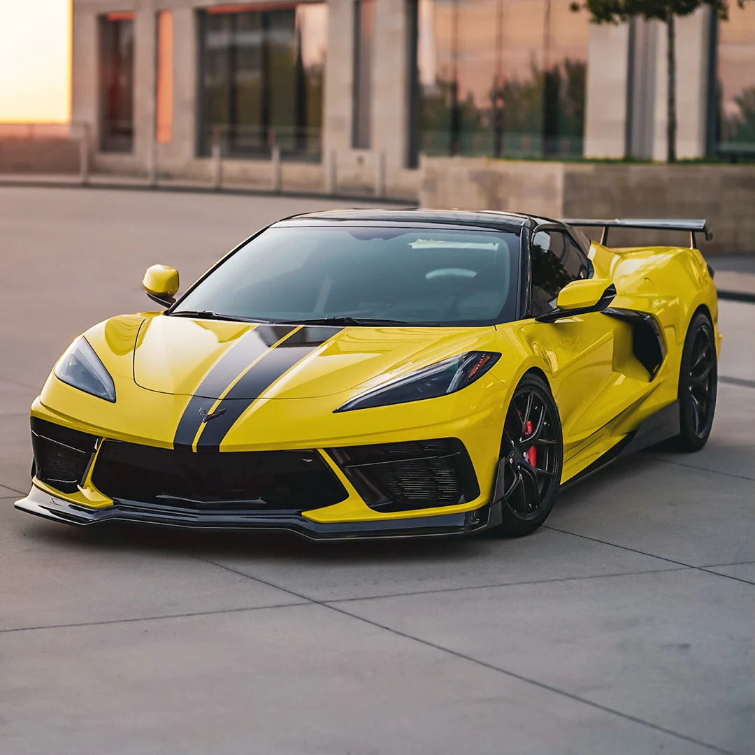 RACING SPORT CONCEPTS - ST CARBON FIBER SIDE SKIRTS FOR C8 CORVETTE - LIMITED PRODUCTION - Motorsports LA
