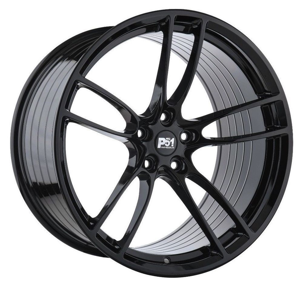 P51 101RF Gloss Black - Shelby 19x11 19x11.5 - Motorsports LA