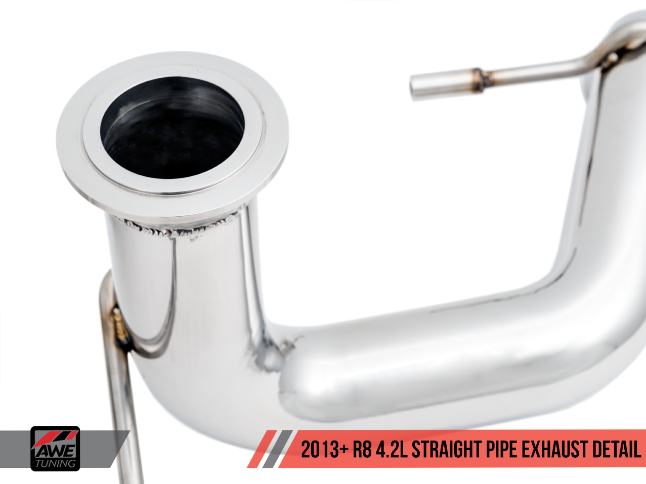 AWE Straight Pipe Exhaust Audi R8 4.2L (2014-15) - Motorsports LA