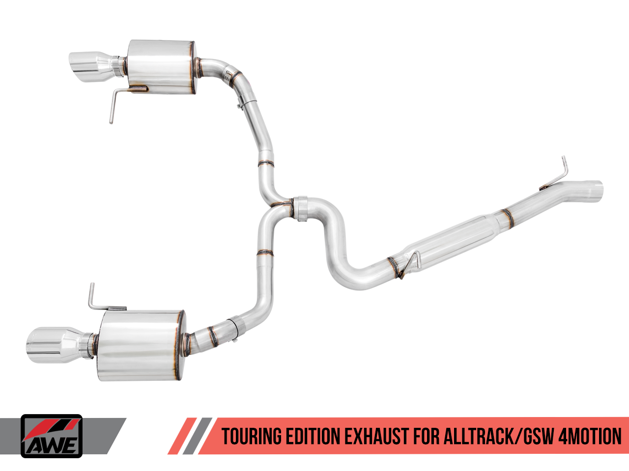 AWE Touring Edition Exhaust for VW Golf Alltrack / Sportwagen 4Motion - Motorsports LA