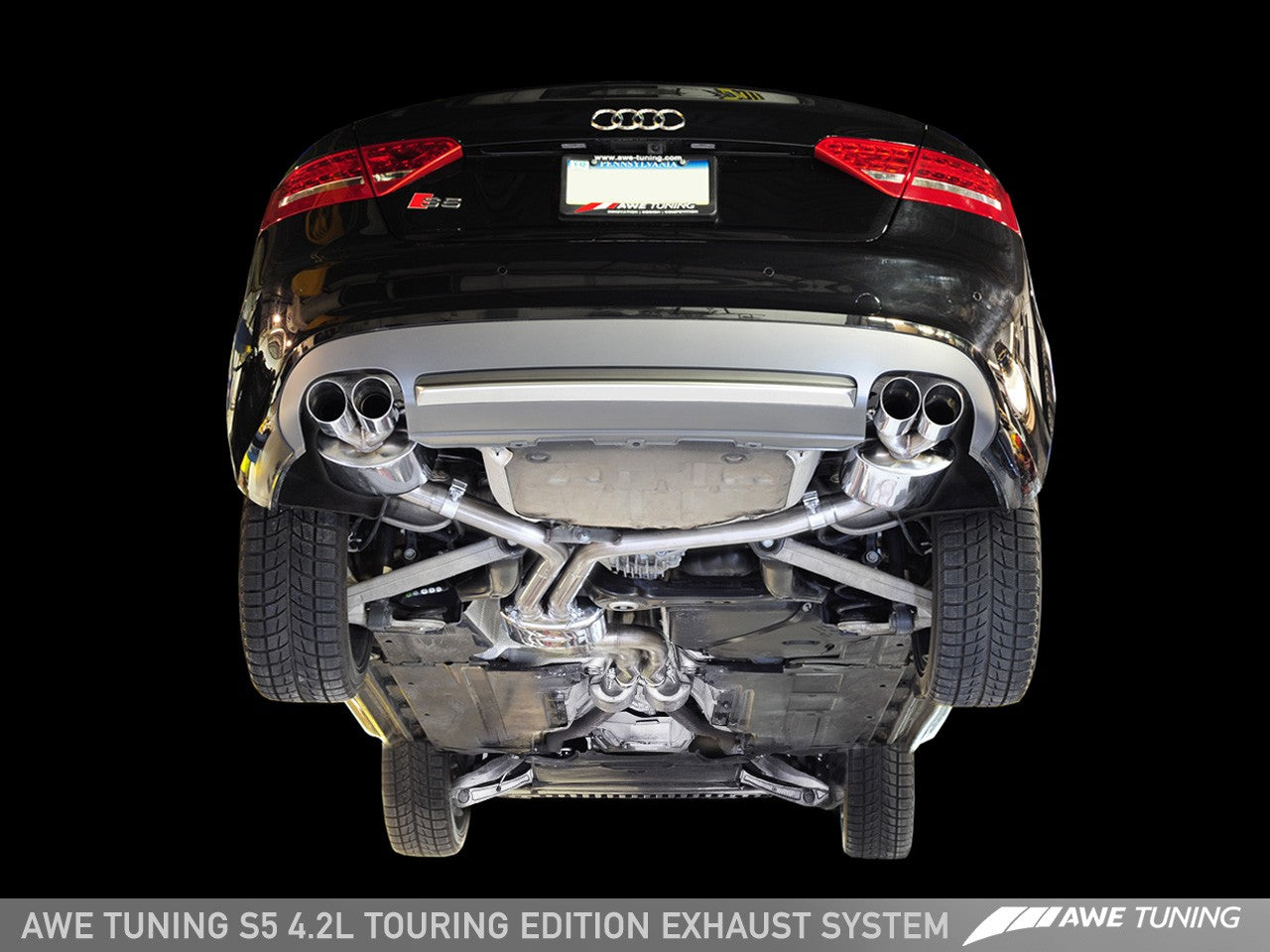 AWE Touring Edition Exhaust System for B8 S5 4.2L - Motorsports LA