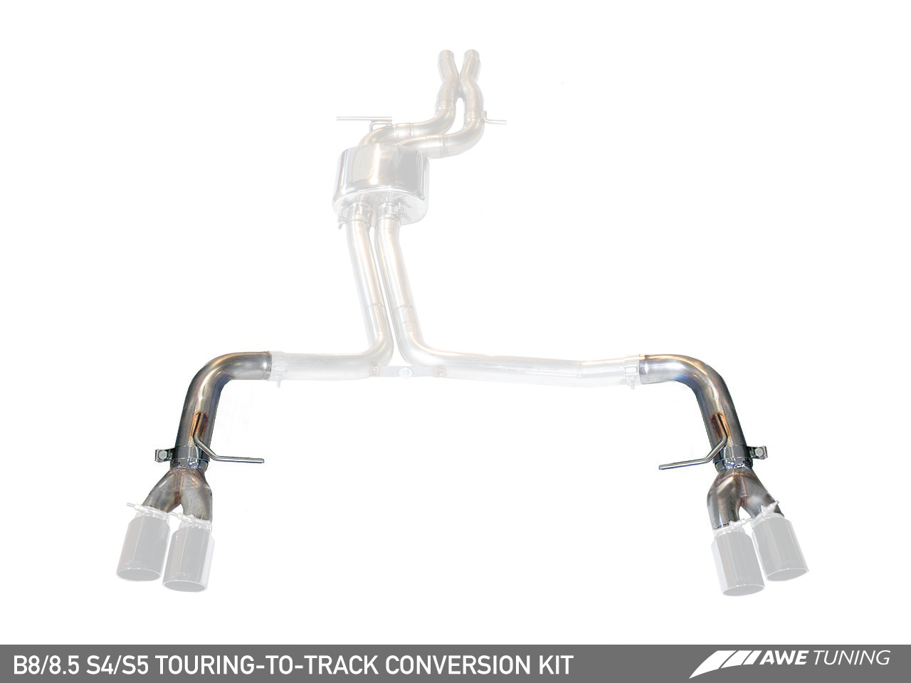 AWE Track Edition Exhaust for Audi B8 S4 3.0T - Motorsports LA