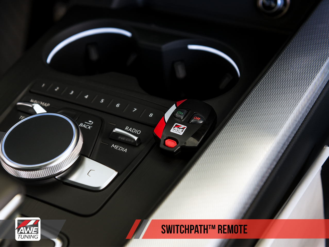 AWE SwitchPath™ Exhaust for B9 A4, Dual Outlet (includes DP and SwitchPath Remote) - Motorsports LA