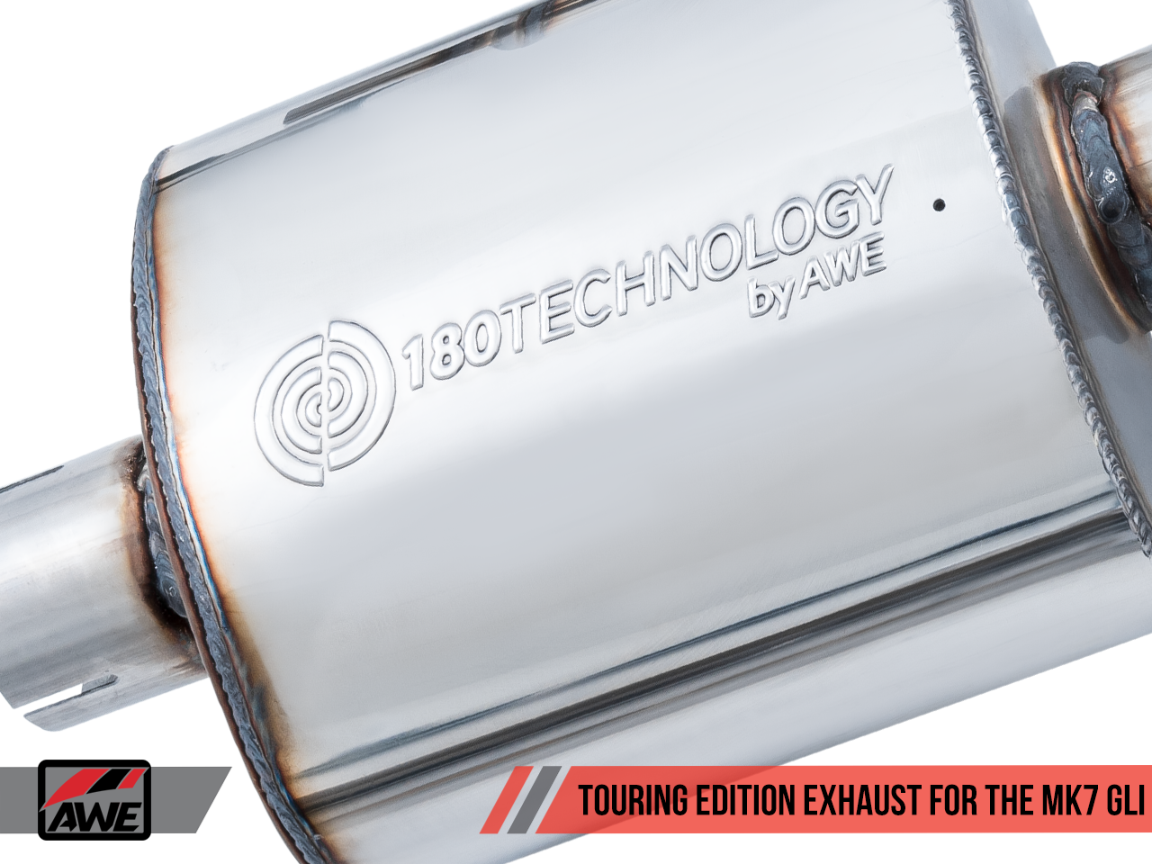 AWE Track Edition Exhaust - Non-Resonated - for MK7 Jetta GLI w/ Stock Downpipe - Motorsports LA