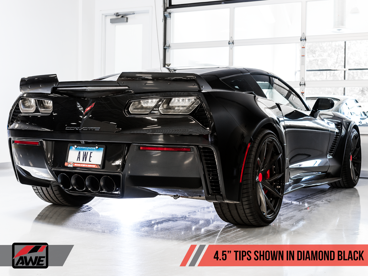 AWE Track Edition Axleback Exhaust for C7 Corvette Stingray / Z51 / Grand Sport / Z06 / ZR1 - Motorsports LA