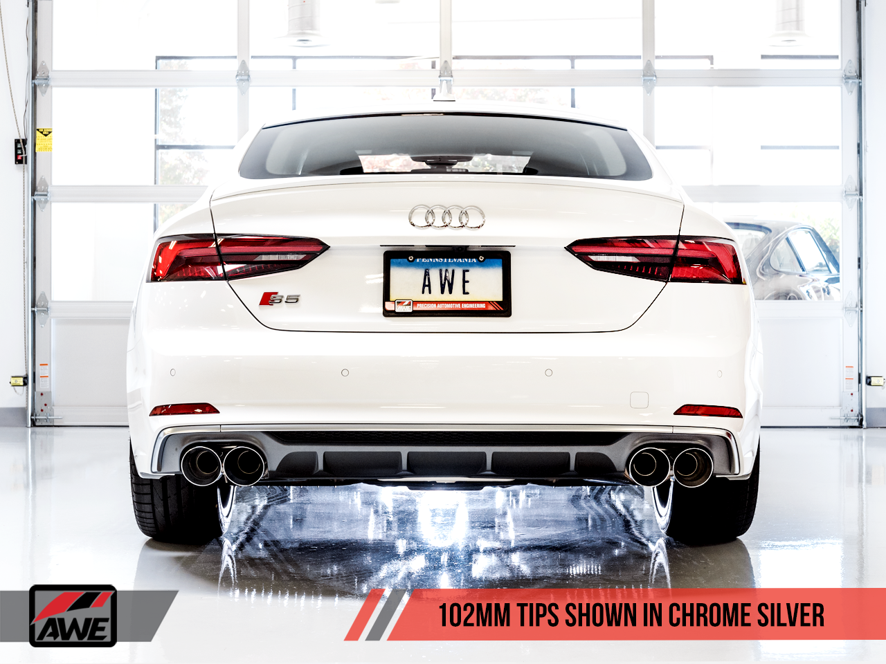 AWE SwitchPath™ Exhaust for Audi B9 S5 Sportback - Non-Resonated - Motorsports LA
