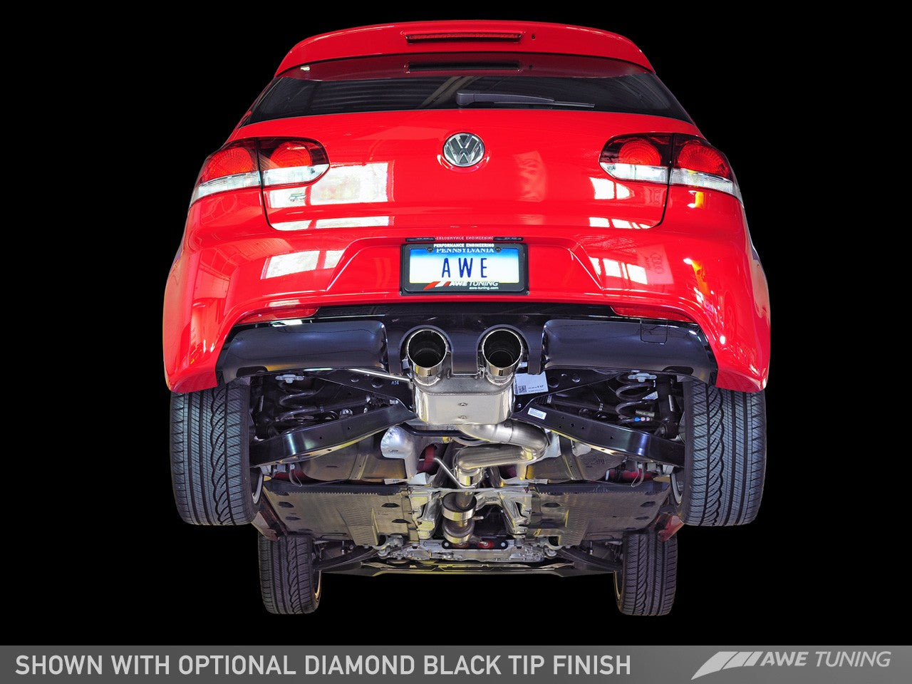 AWE Track Edition Exhaust for MK6 Golf R