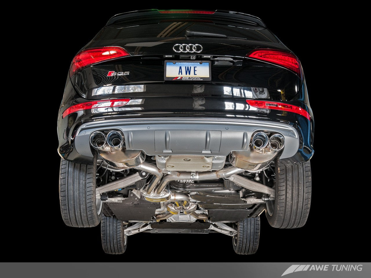 AWE Touring Edition Exhaust for 8R SQ5 - Quad Outlet - Motorsports LA