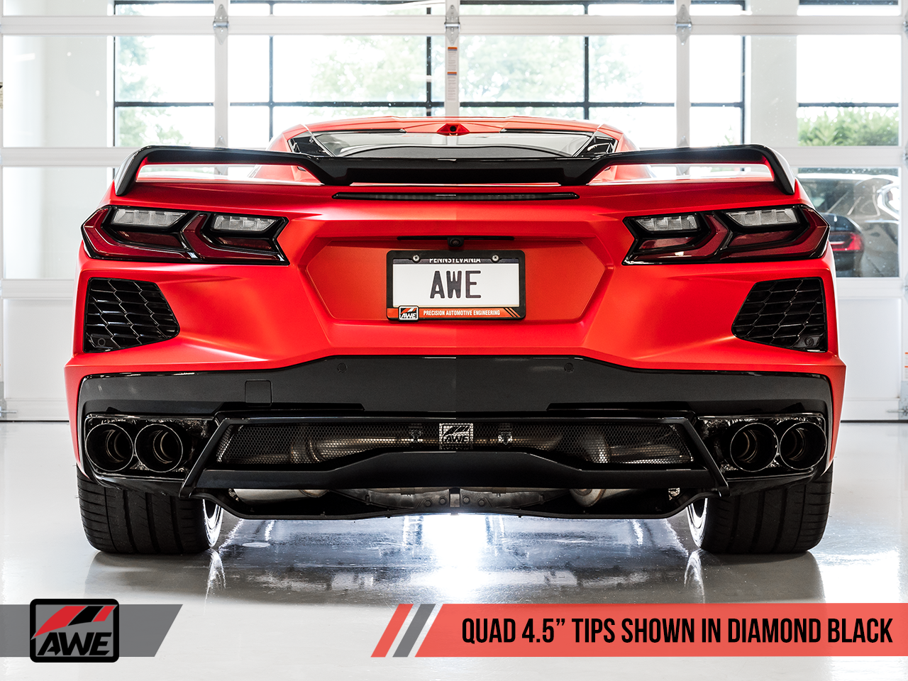 AWE Touring Edition Exhaust for C8 Corvette - Motorsports LA