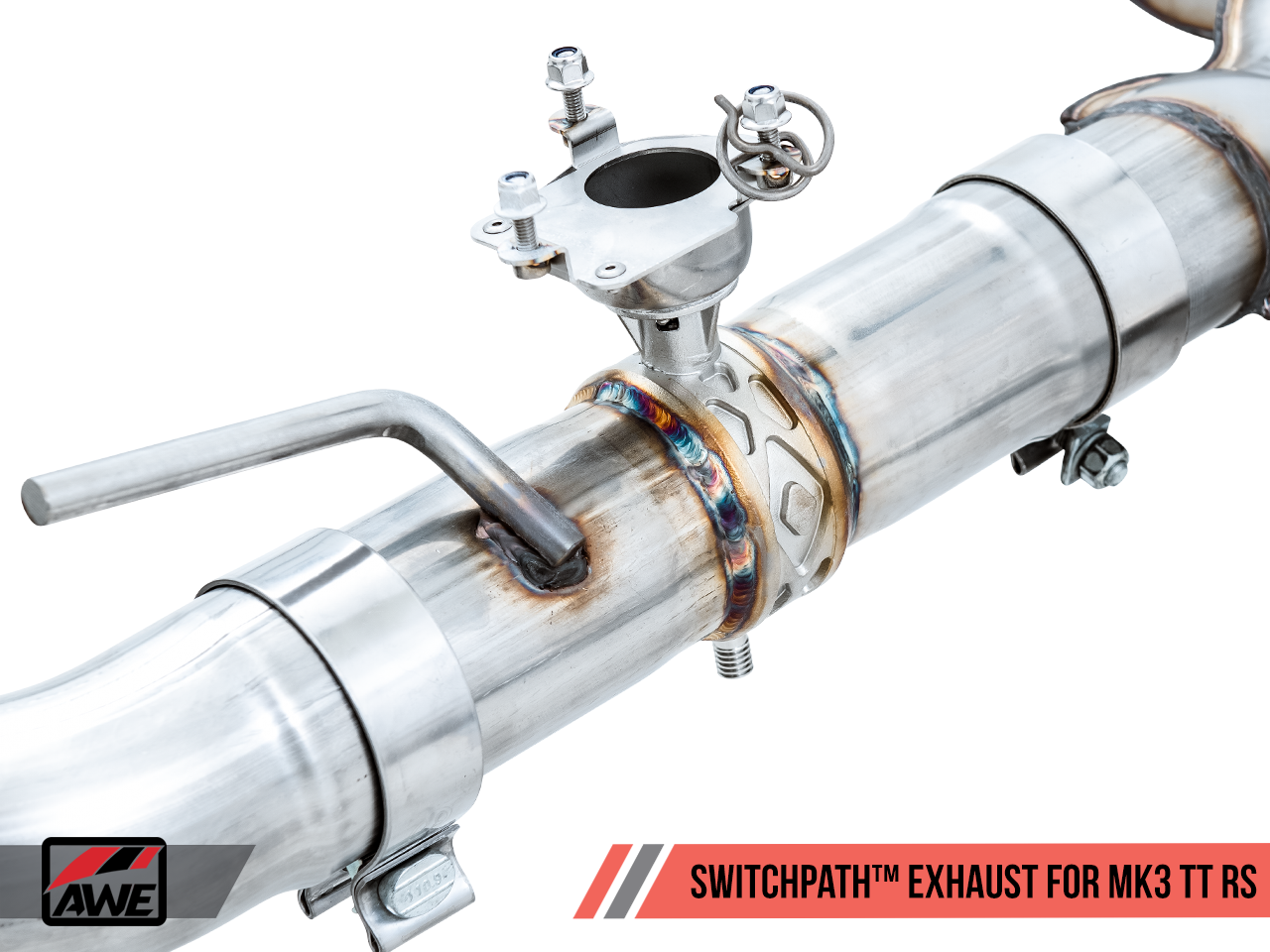 AWE SwitchPath™ Exhaust for Audi MK3 TT RS - Diamond Black RS-style Tips - Motorsports LA