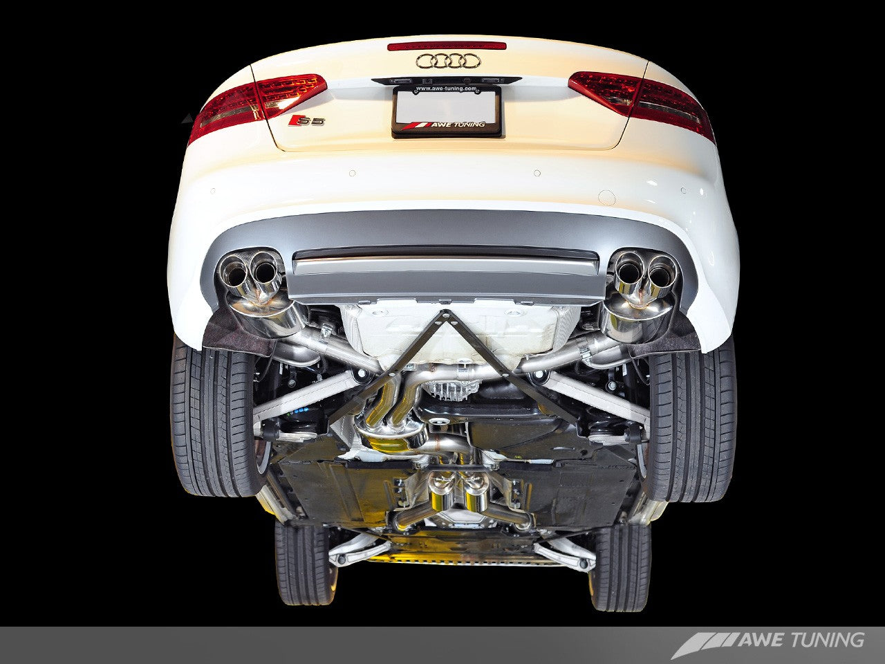 AWE Touring Edition Exhaust System for B8/8.5 S5 Sportback (Exhaust + Resonated Downpipes) - Motorsports LA