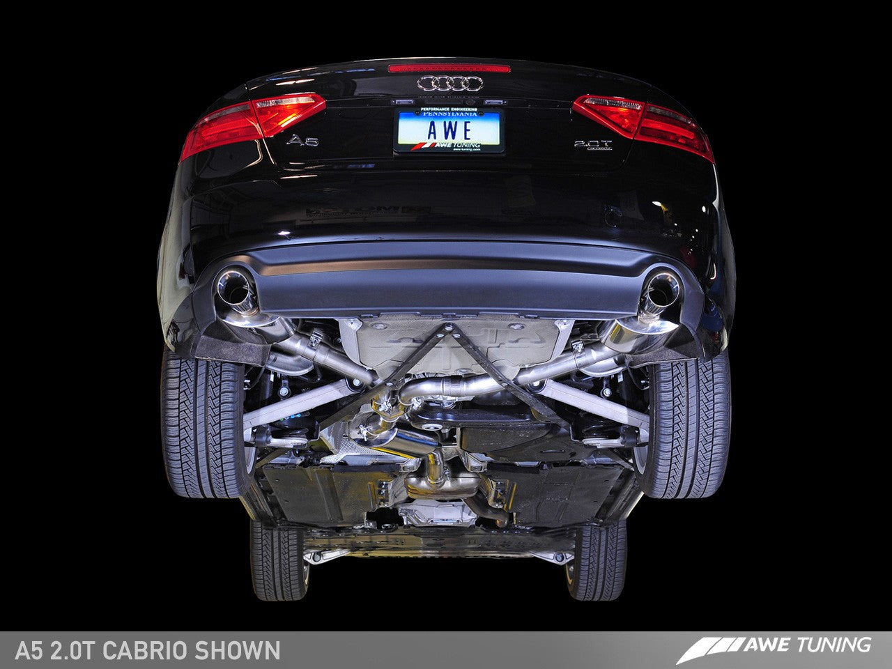 AWE Touring Edition Exhaust for B8 A5 2.0T - Motorsports LA