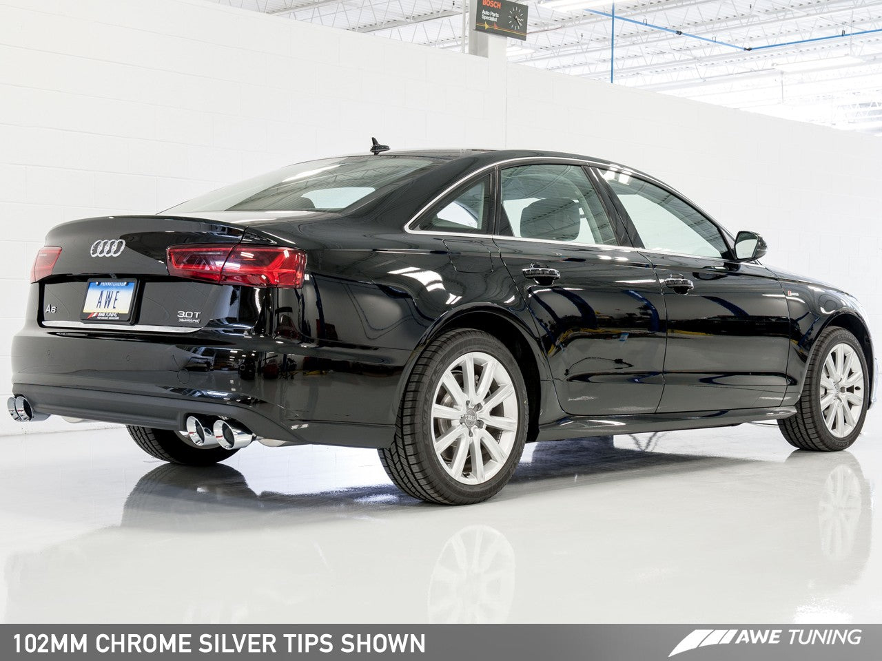 AWE Touring Edition Exhaust for Audi C7.5 A6 3.0T - Quad Outlet - Motorsports LA