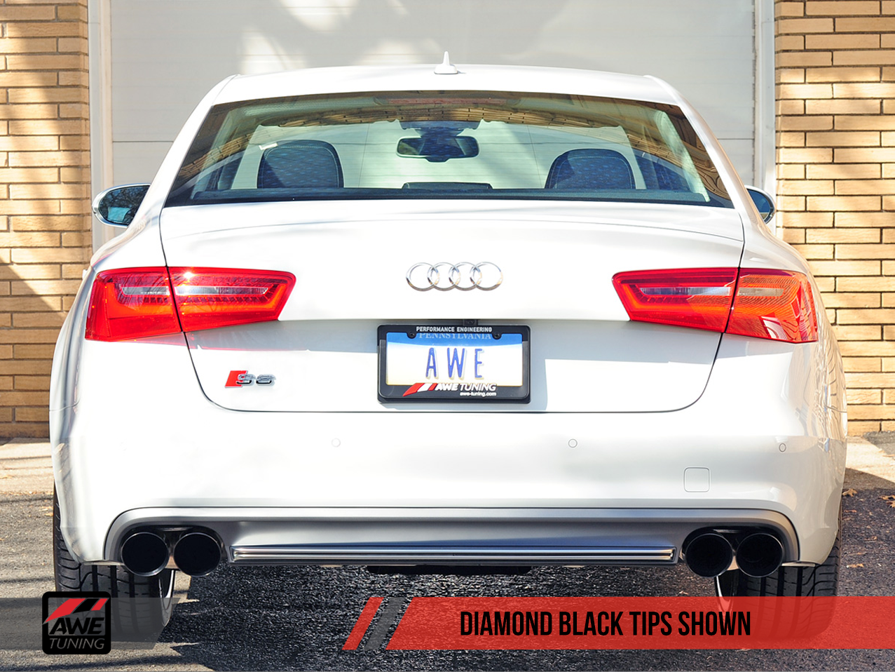 AWE Track Edition Exhaust for Audi C7 S6 4.0T - Motorsports LA