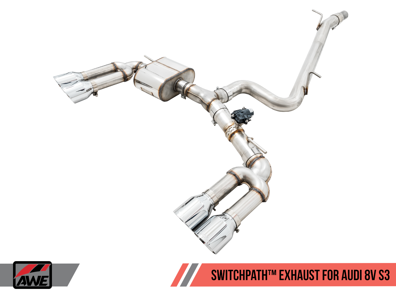 AWE Track Edition Exhaust for Audi 8V S3 - Motorsports LA