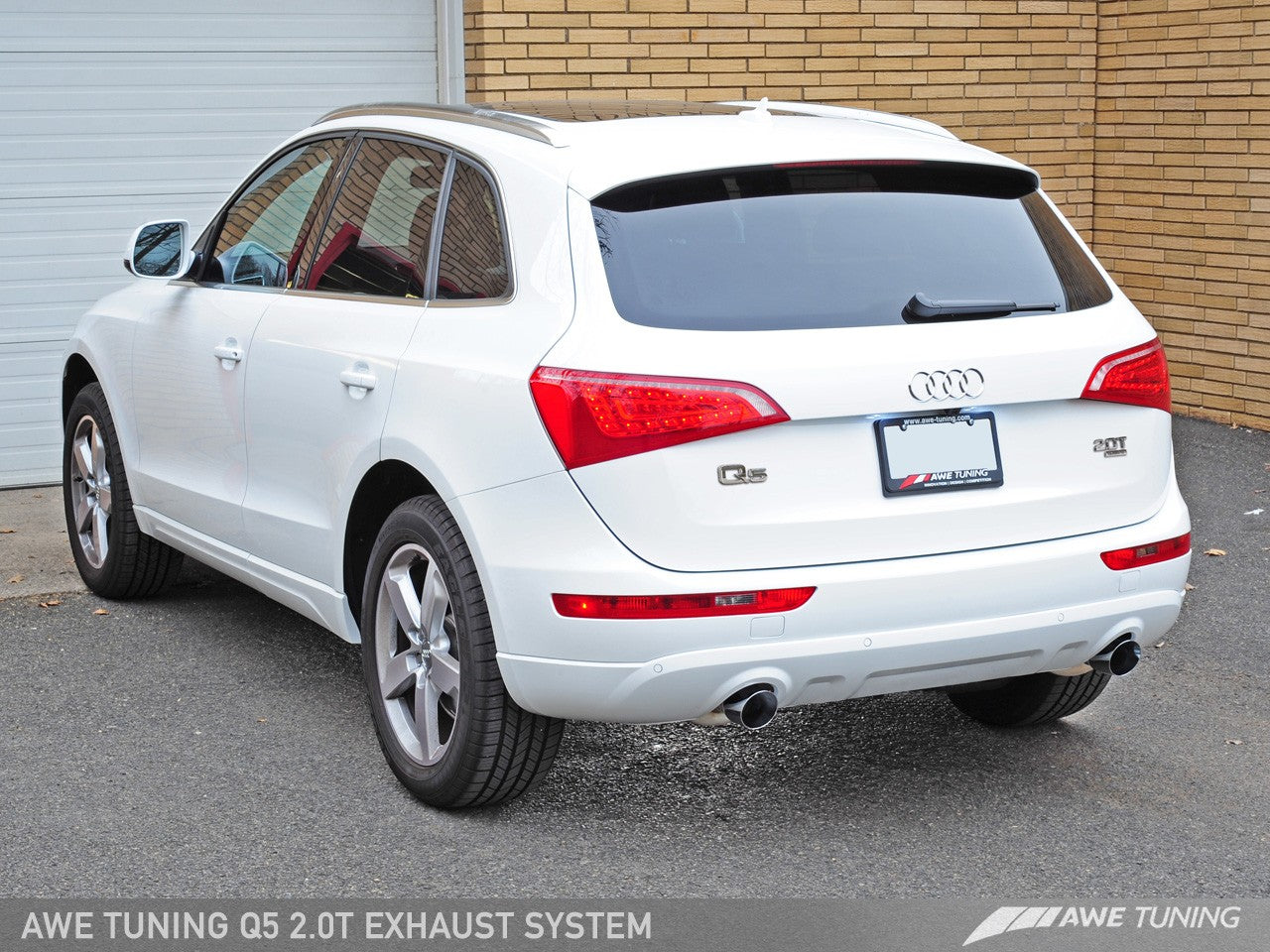 AWE Resonated Downpipe for 8R Q5 2.0T - Motorsports LA