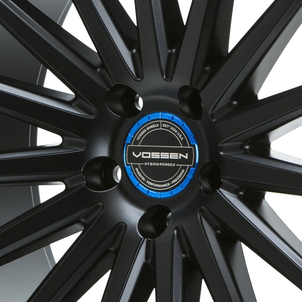 Hybrid Forged Billet Sport Cap Set For VF & HF Series Wheels (Fountain Blue) - Motorsports LA