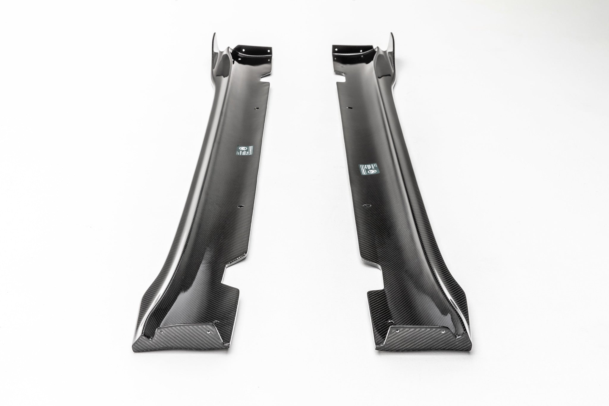 TESLA MODEL 3 VOLTA SIDE SKIRTS CARBON FIBER #TEV1030 - Motorsports LA