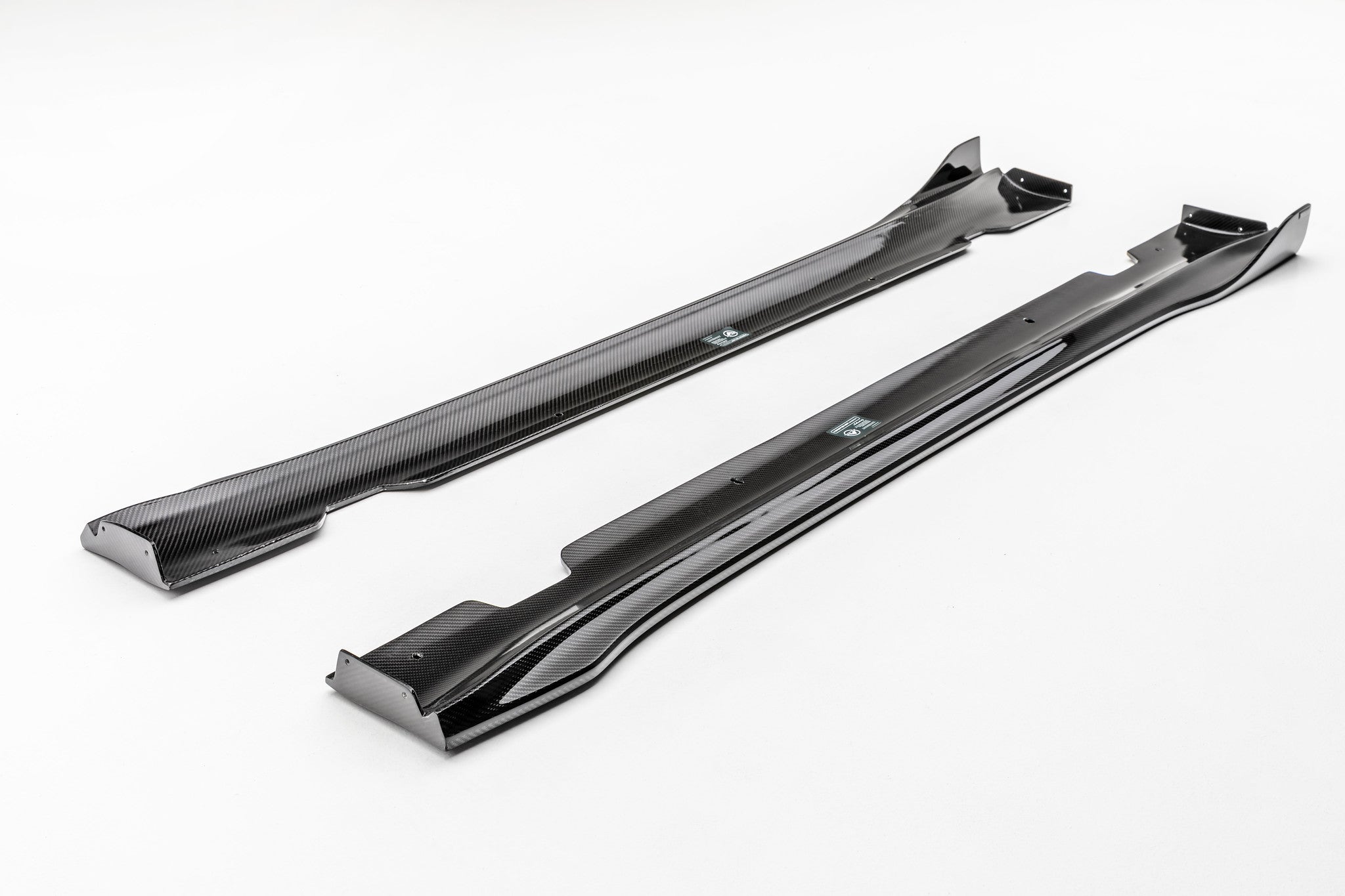 TESLA MODEL 3 VOLTA SIDE SKIRTS CARBON FIBER #TEV1030 - Motorsports LA