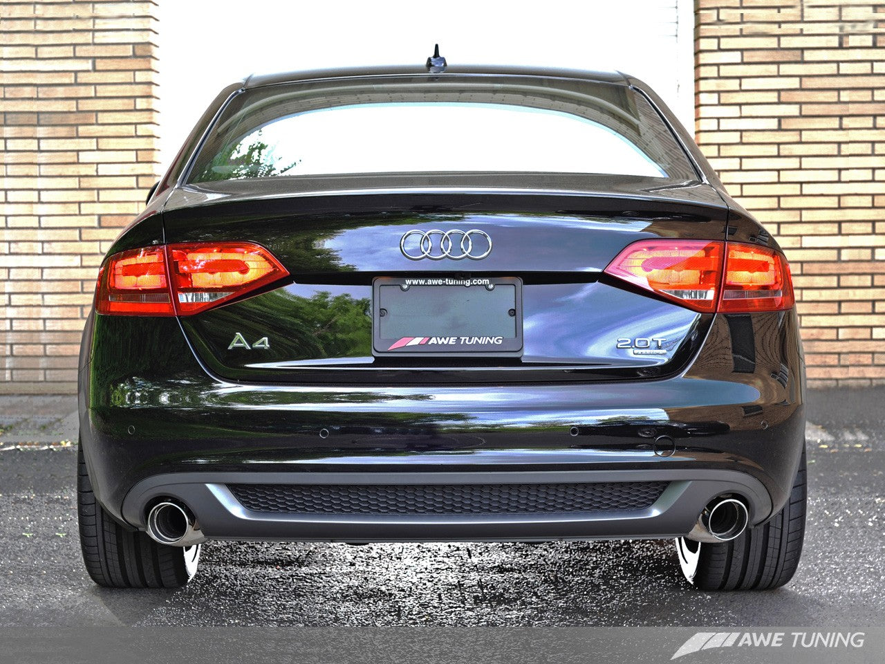AWE Resonated Performance Downpipe for Audi B8 / B8.5 2.0T - Motorsports LA