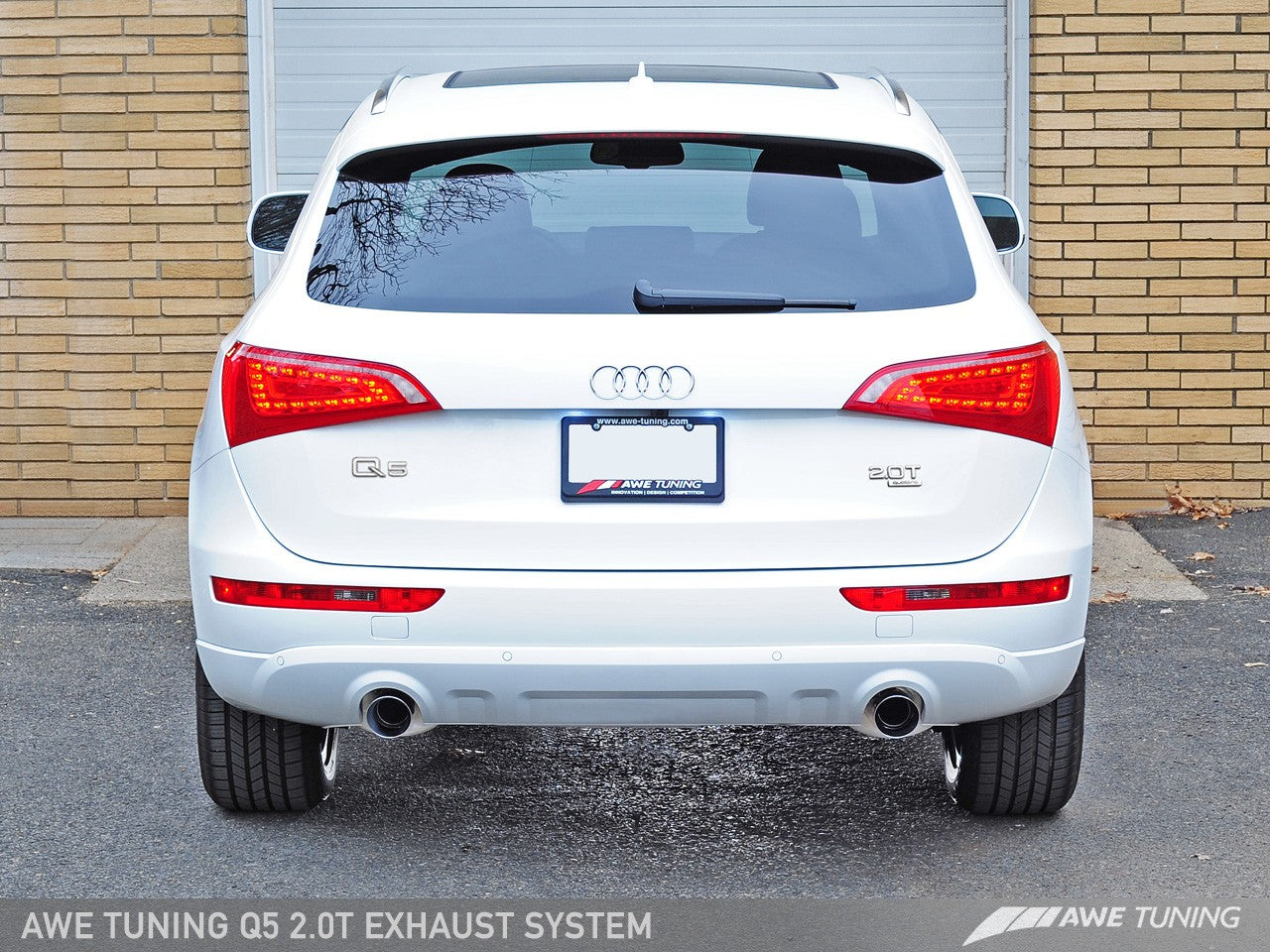 AWE Resonated Downpipe for 8R Q5 2.0T - Motorsports LA