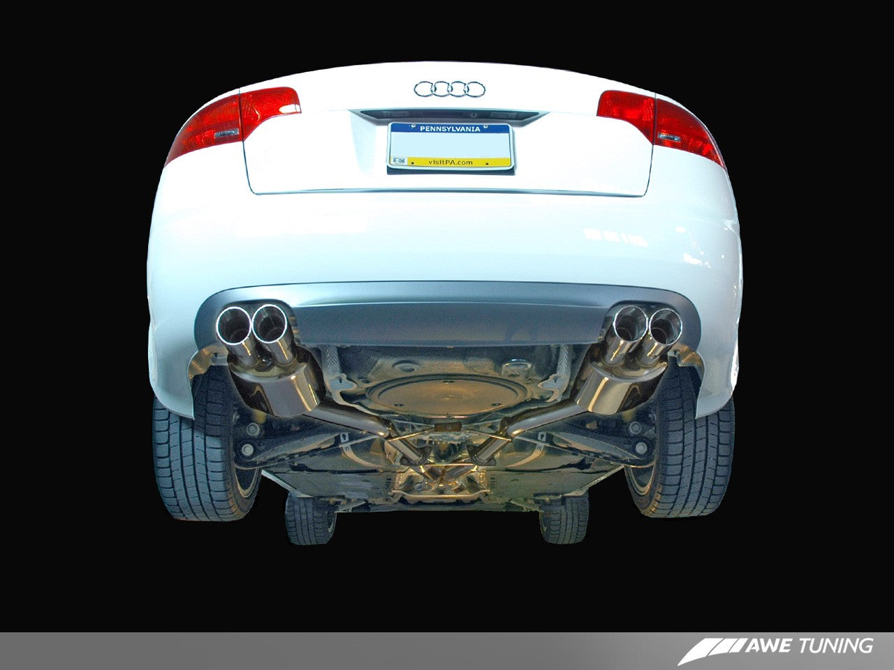 AWE Track Edition Exhaust for Audi B7 A4 3.2L - Motorsports LA