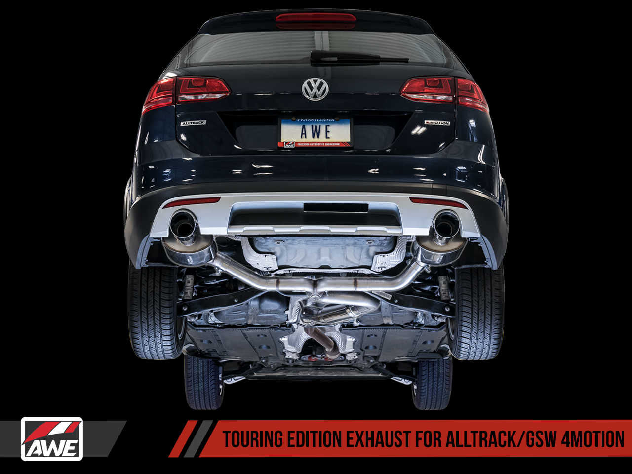 AWE Track Edition Exhaust for VW Golf Alltrack / Sportwagen 4Motion - Motorsports LA
