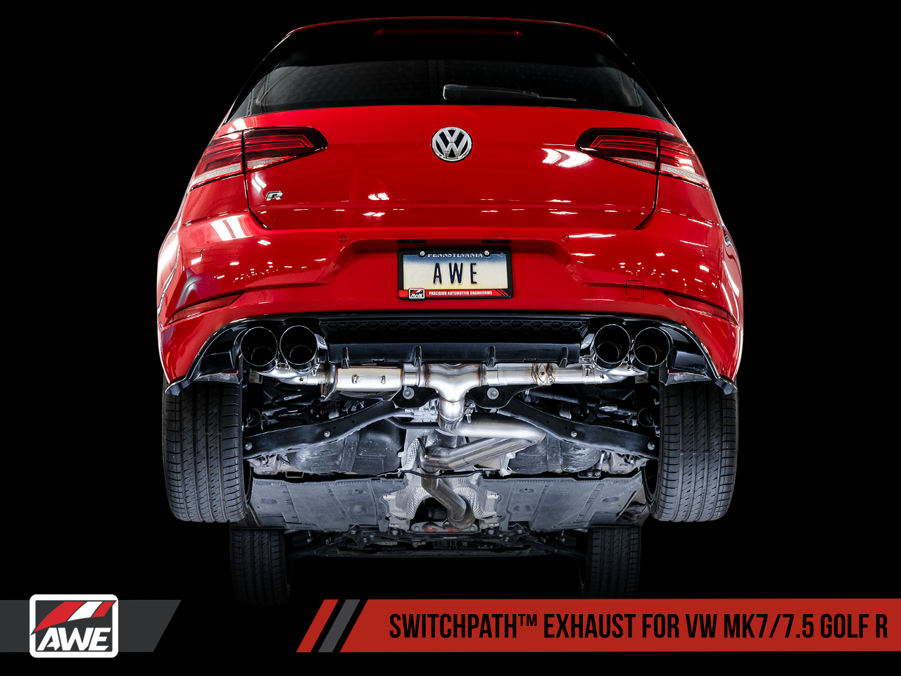 AWE Track Edition Exhaust for MK7.5 Golf R - Motorsports LA