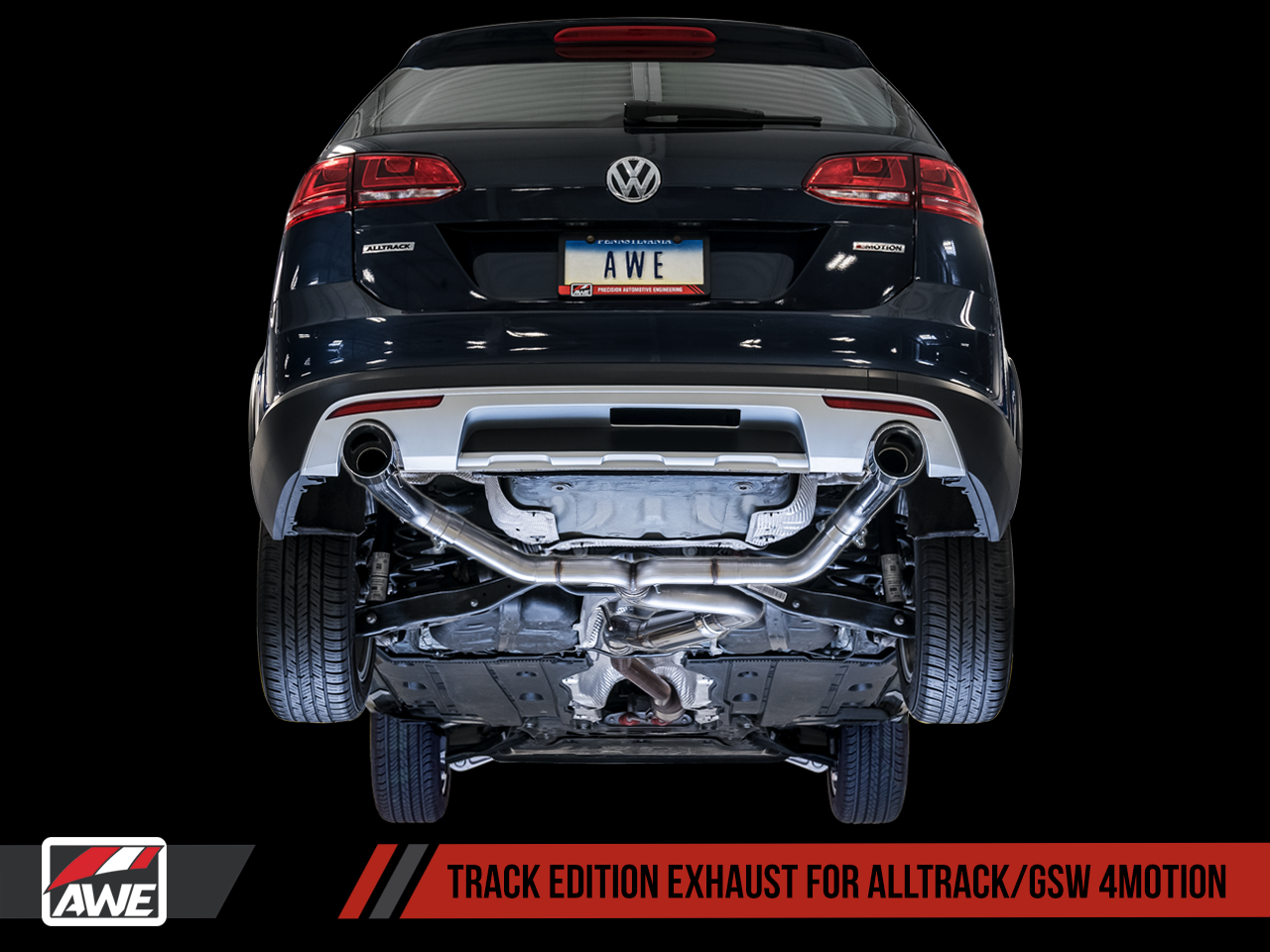 AWE Track Edition Exhaust for VW Golf Alltrack / Sportwagen 4Motion - Motorsports LA