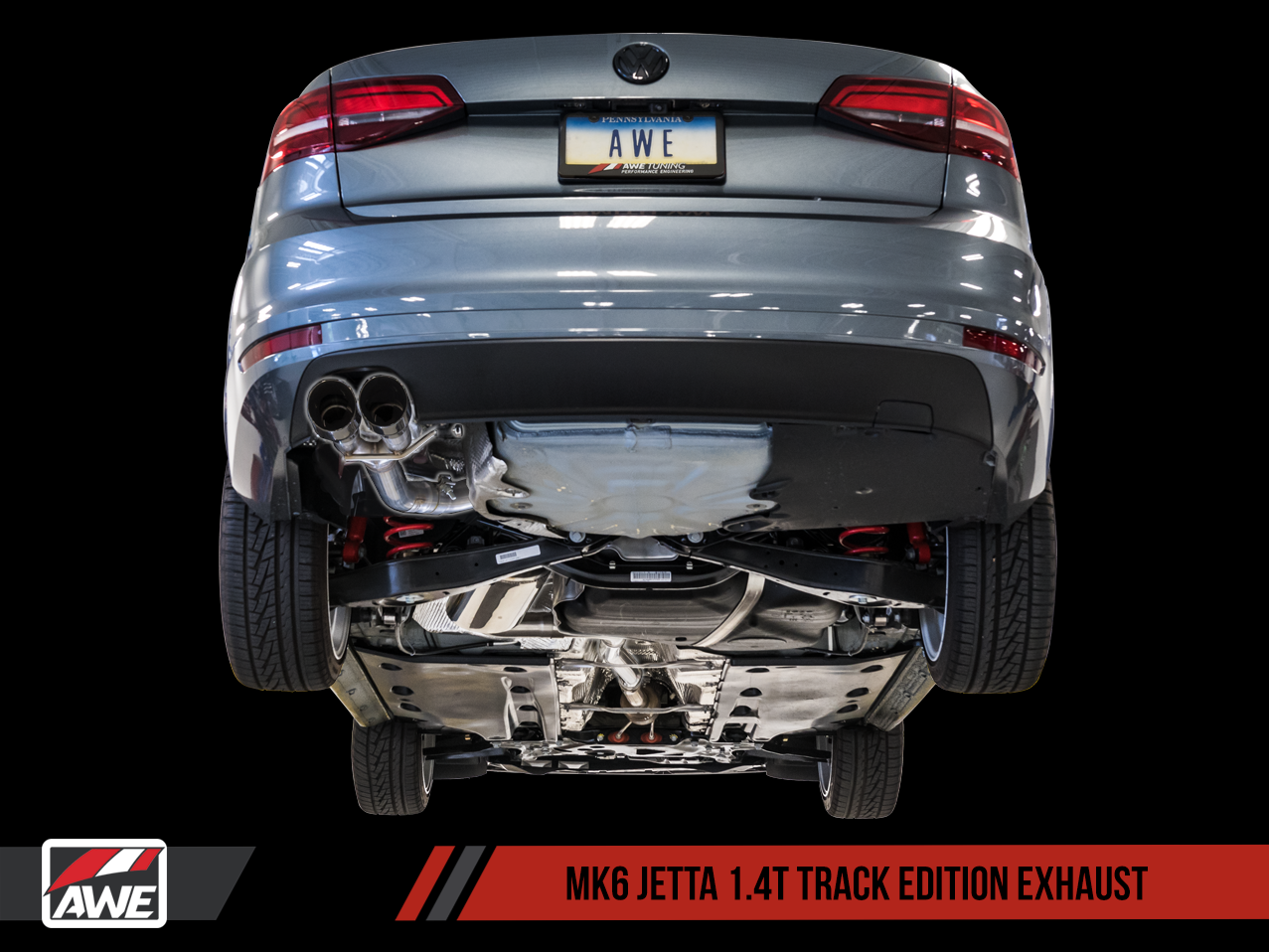 AWE Touring Edition Exhaust for MK6 Jetta 1.4T - Motorsports LA