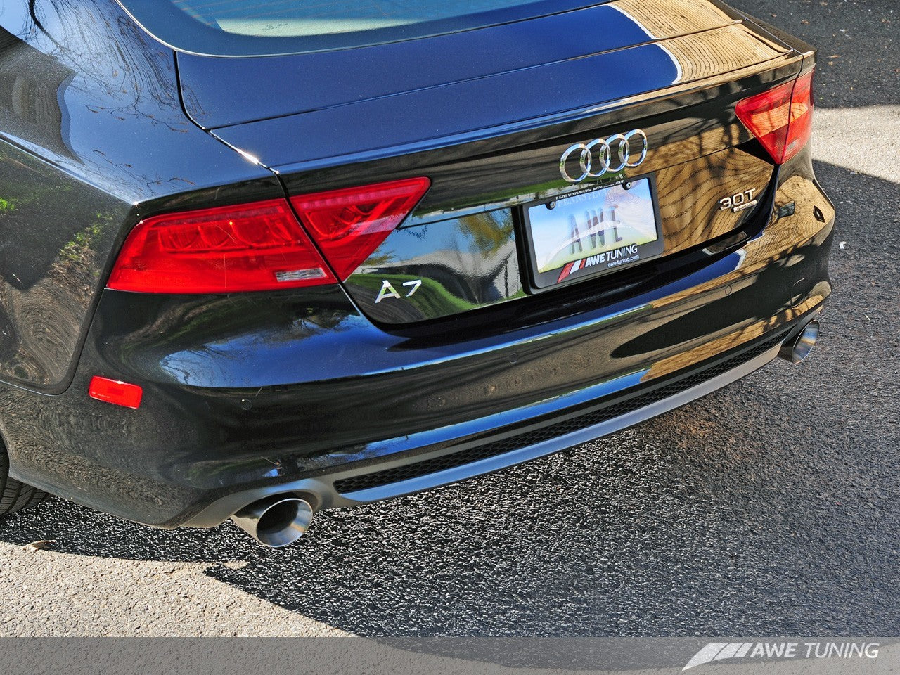 AWE Touring Edition Exhaust for Audi C7 A7 3.0T - Motorsports LA