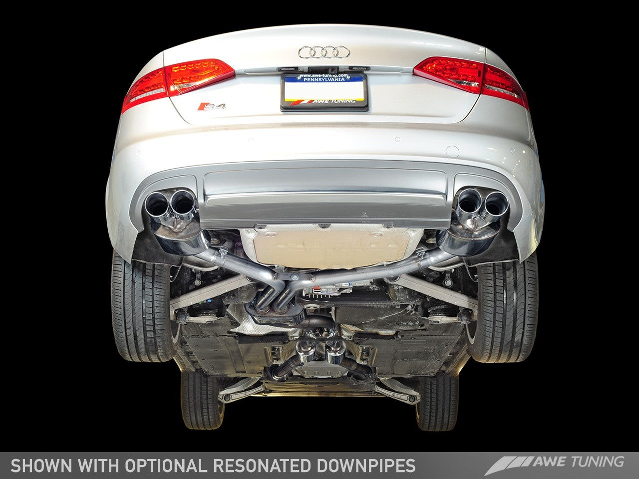 AWE Touring Edition Exhaust for Audi B8 S4 3.0T - Motorsports LA
