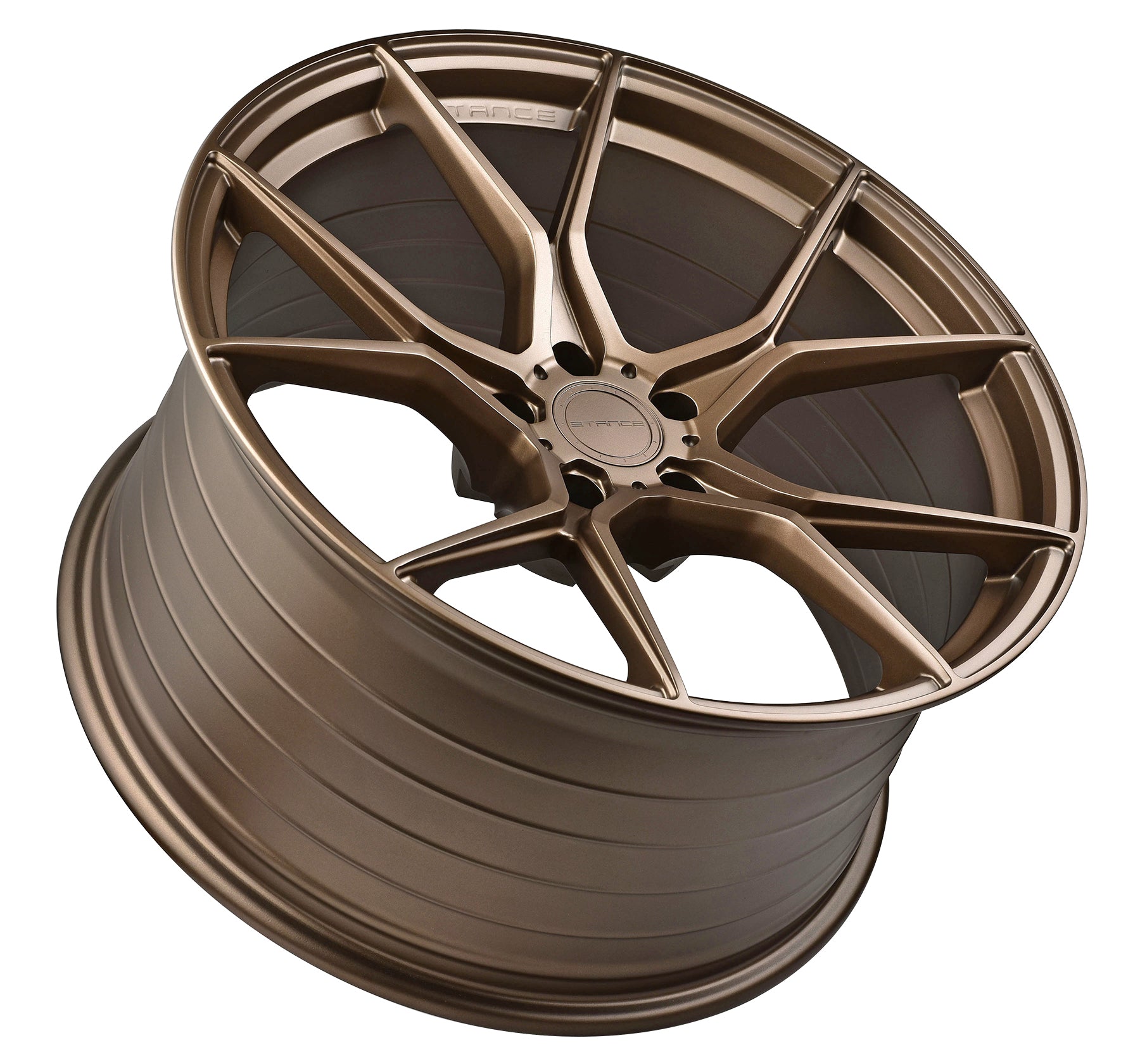 19” Stance SF07 Satin Bronze Concave Wheels - Set of 4 - - Motorsports LA