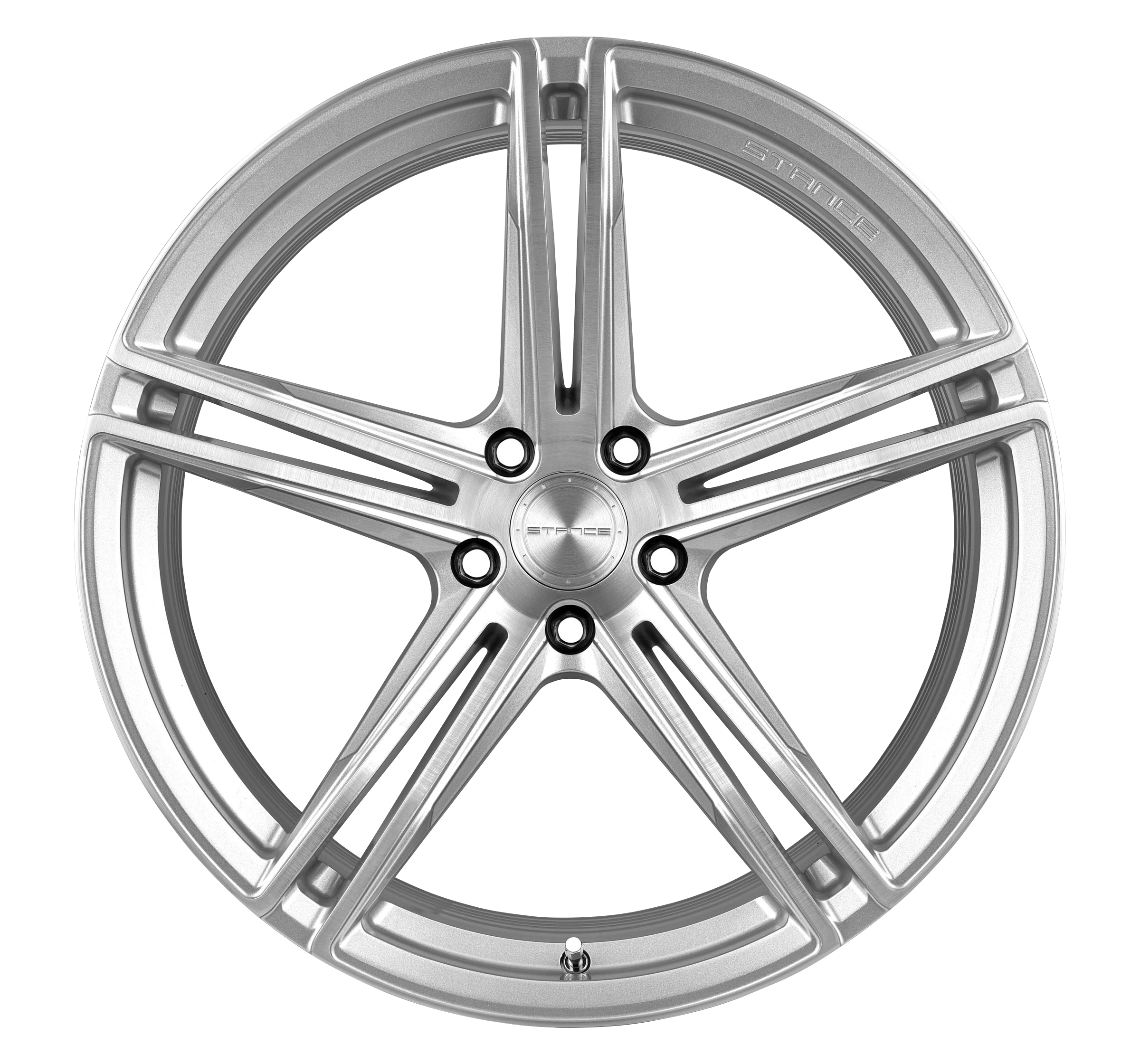 19” Stance SF08 Brush Silver Concave Wheels - Set of 4 - - Motorsports LA